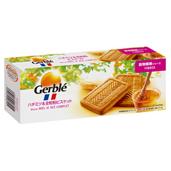 大塚製薬 Gerble(ジェルブレ) ファイバーハチミツ&全粒紛ビスケット 270g 12個入り×1ケース