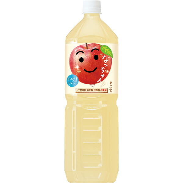 楽天市場】サントリー なっちゃん りんご 1.5L×8本（1ケース