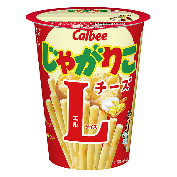 じゃがりこ【47個セット】 楽天市場】カルビー じゃがりこ チーズ Lサイズ 66g×1個