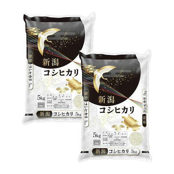 新潟県産コシヒカリ 5kg×2(計10kg)【直送品】|T-富士薬品