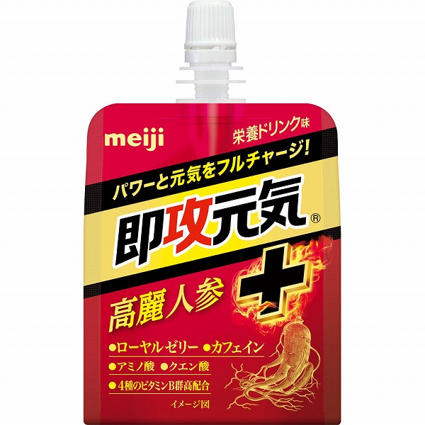 即攻元気ゼリー 高麗人参＋栄養ドリンク味 180g×36個入り(1ケース)