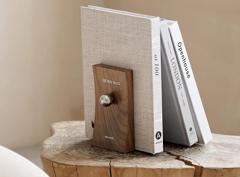 楽天市場】木製 ブックエンド 本立て おしゃれ かわいい ブック