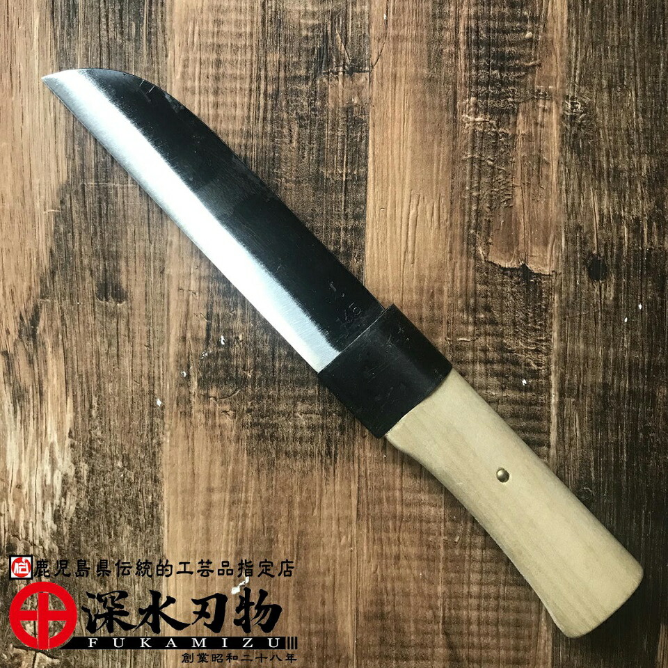 楽天市場】【手造鍛造】竹割庖丁 薩摩 深水刃物 伝統的工芸品指定