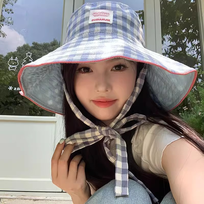 楽天市場】バケットハット サファリハット レディース チェック