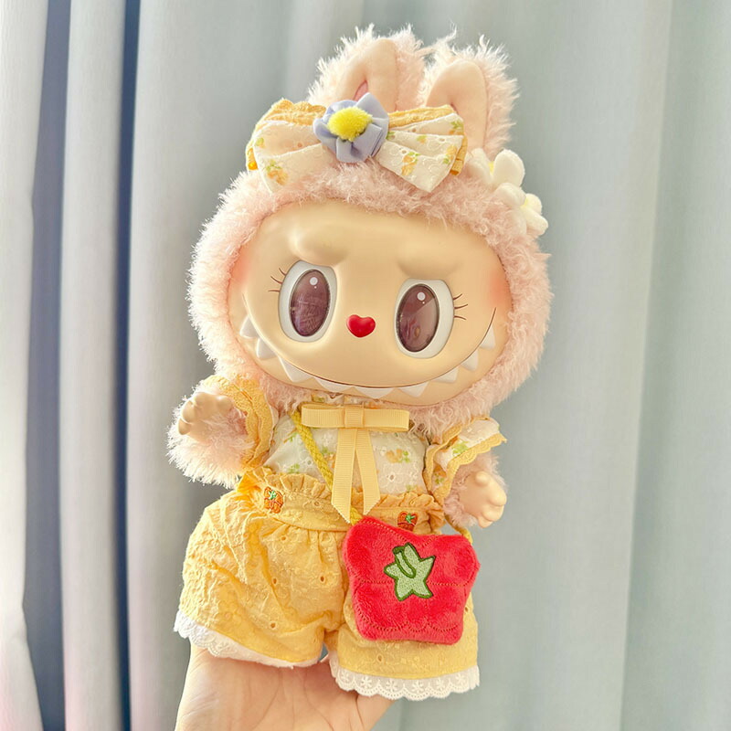 Labubu 38cm ドール服 ぬいぐるみ 衣装のみ 本体ではない 着せ替え服 ラブブ 手作り かわいい フィギュア用 洋服 らぶぶ ラブブ labubu431