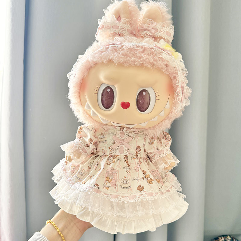 Labubu 38cm ドール服 ぬいぐるみ 衣装のみ 本体ではない 着せ替え服 ラブブ 手作り かわいい フィギュア用 洋服 らぶぶ ラブブ labubu438