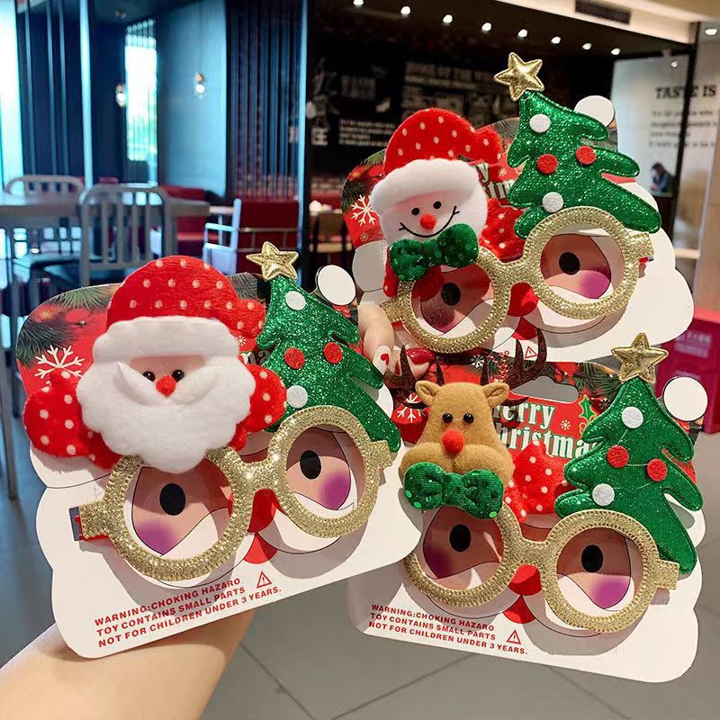 クリスマスグラス サンタクロース パーティーの装飾 子供用グラス ギフト クリエイティブでキュートなスタイル