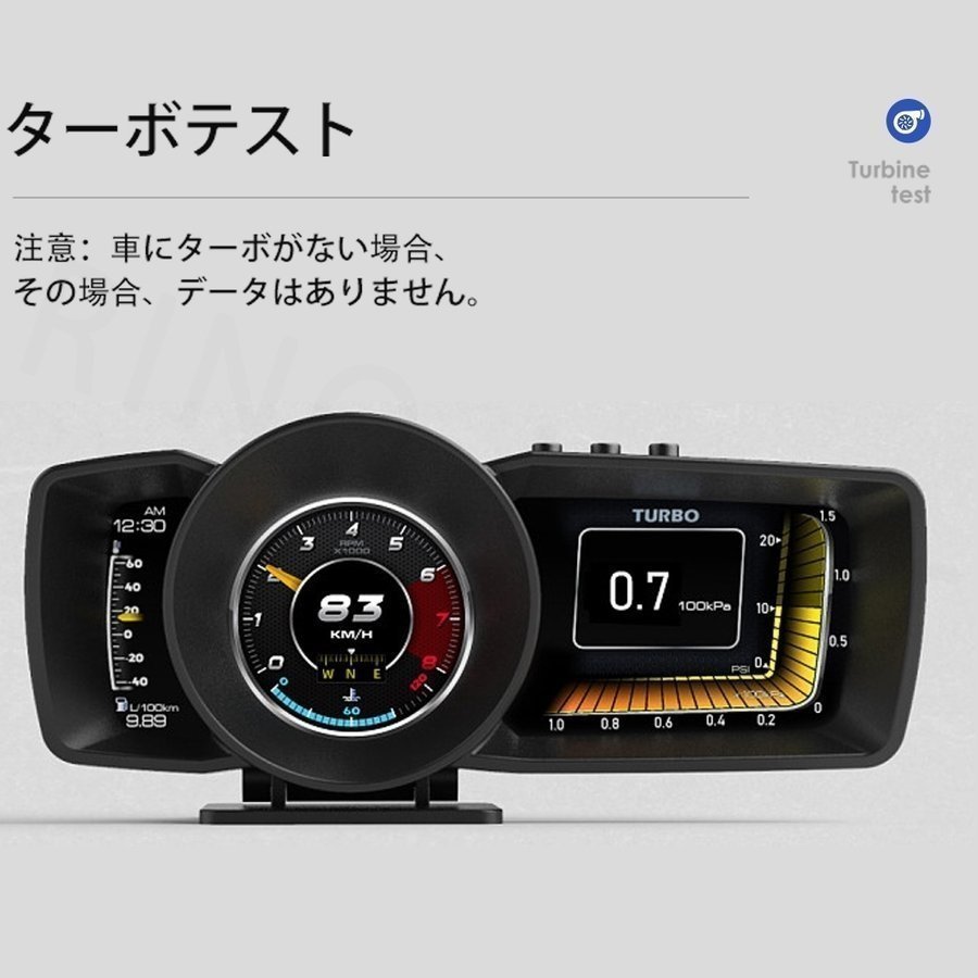 発売モデル 22 最新型 車用 スピードメーター Obd2 Gps メーター 2画面 追加メーター サブメーター 4インチ 液晶ディスプレイ 高輝度 3画面 多機能 データ検出 マルチメーター デジタルメーター 車載 タコメーター 電圧計 日本語説明書 Dukeanddevines Com