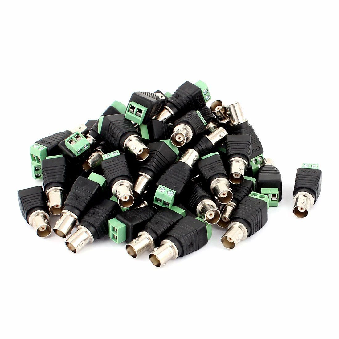 メスコネクタ Cat5-BNCメスコネクタ ビデオ・バランコネクタ 50個入り口・入口