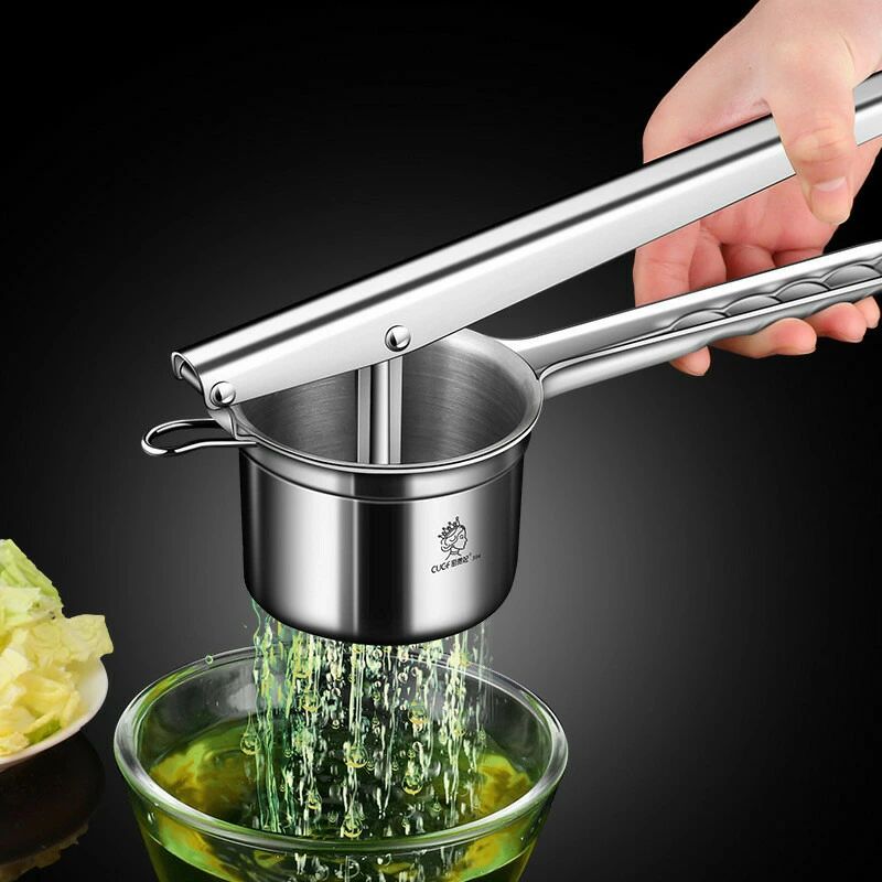 サラダスピナー 蔬菜水切り器 蔬菜果物絞り器 蔬菜干上がる機 ク絞り みじん切り器 ポテトマッシャー しぼり器 握り分かりやすい 省力 周囲の状況に優し