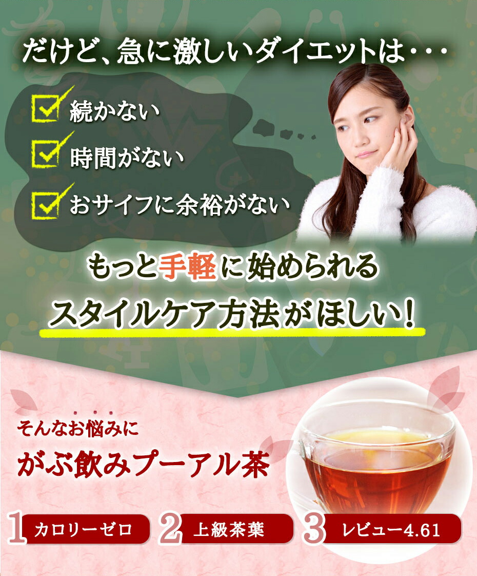 プーアル茶|ダイエット茶の定番(プーアール茶)|ふくちゃのがぶ飲みプーアル茶|お買い得ティーパック1か月分(ティーバッグ普#27953;茶熟茶)約3g×30包メール便送料無料|【RCP】|送料無料