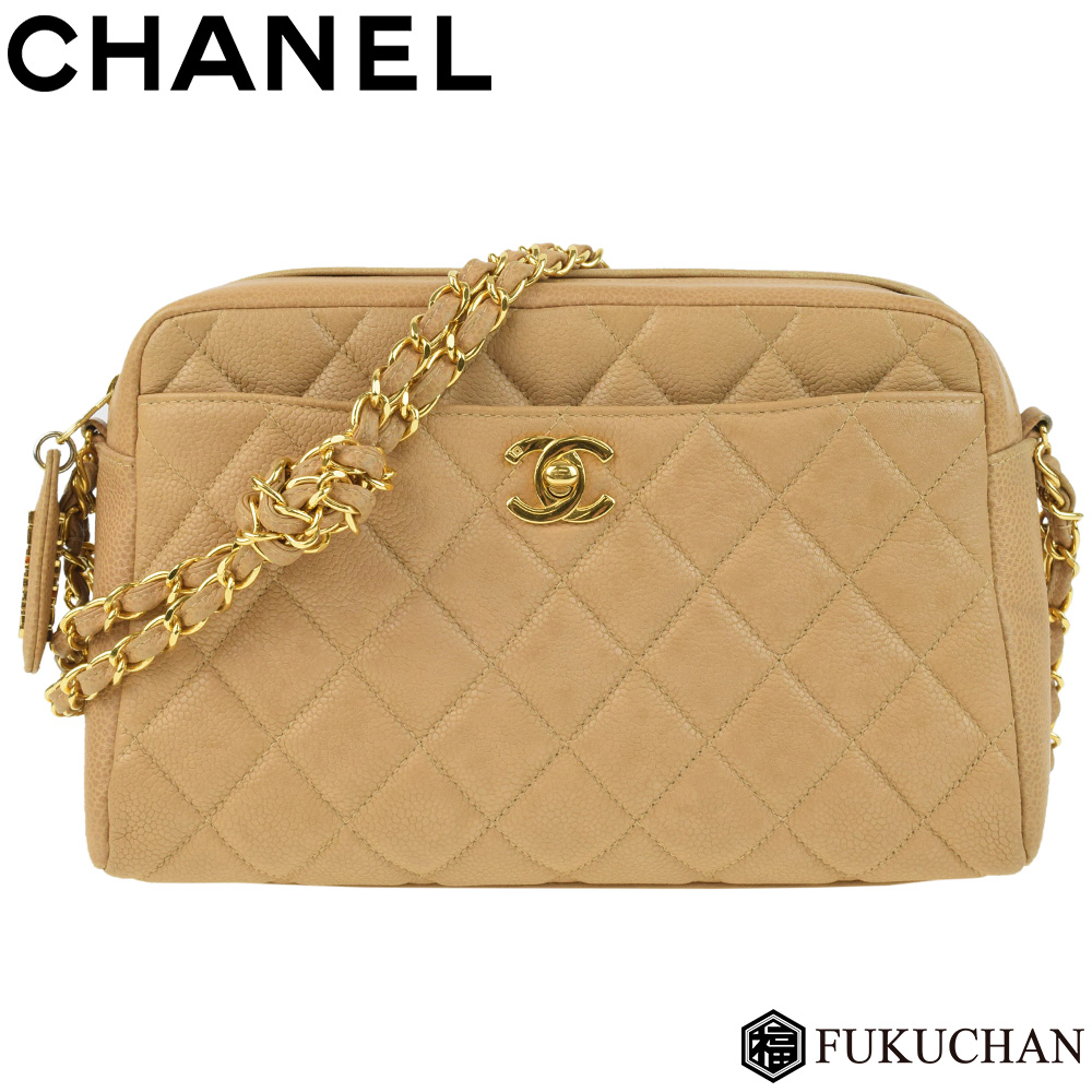 CHANEL - シャネル キャビアスキン マトラッセ ブラック 長財布[b21-54