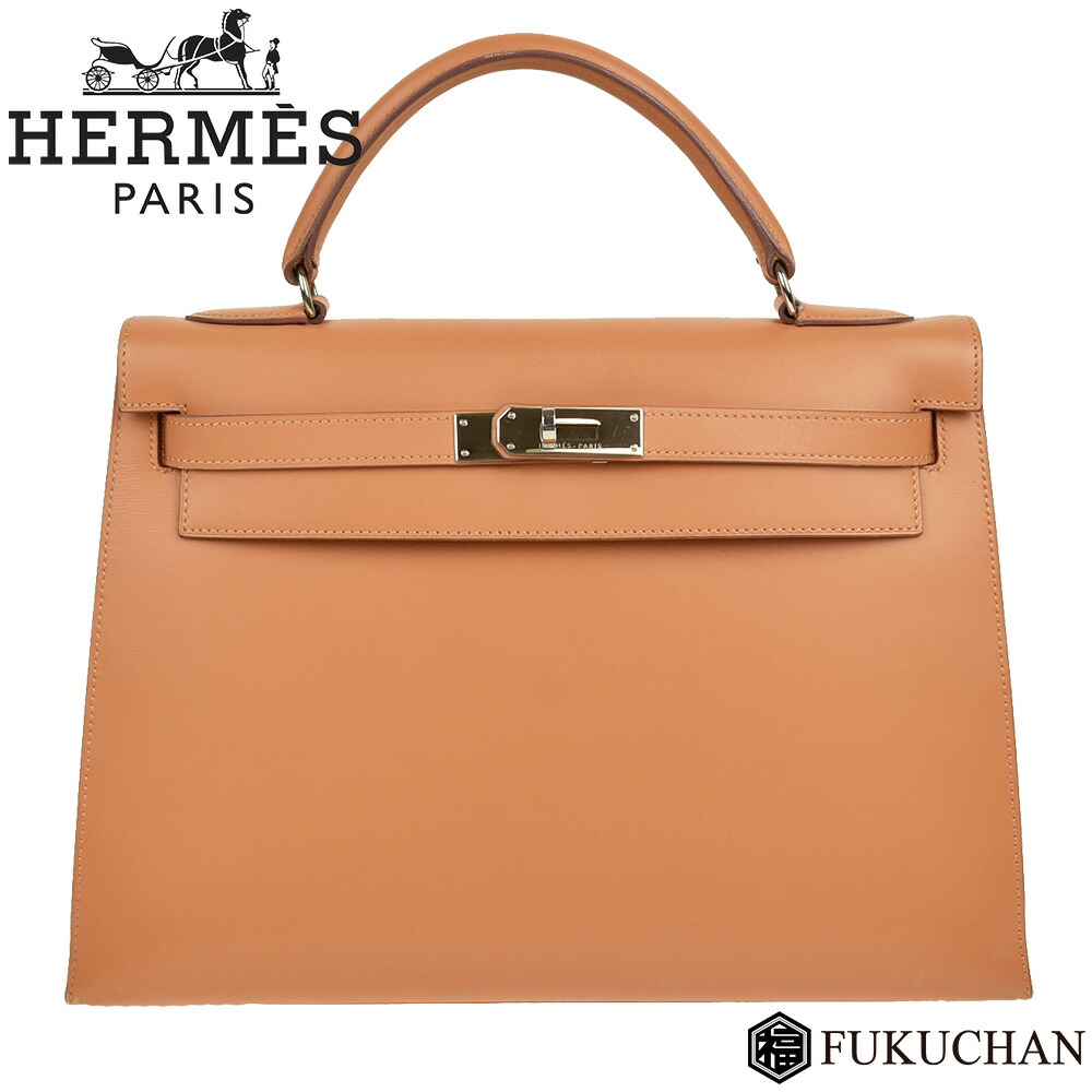 楽天市場 Hermes エルメス ケリー32 外縫い ヴォーシャモニー Y刻印 ピンクベージュ系 シルバー金具 中古 送料無料 ブランドショップ Fukuchan