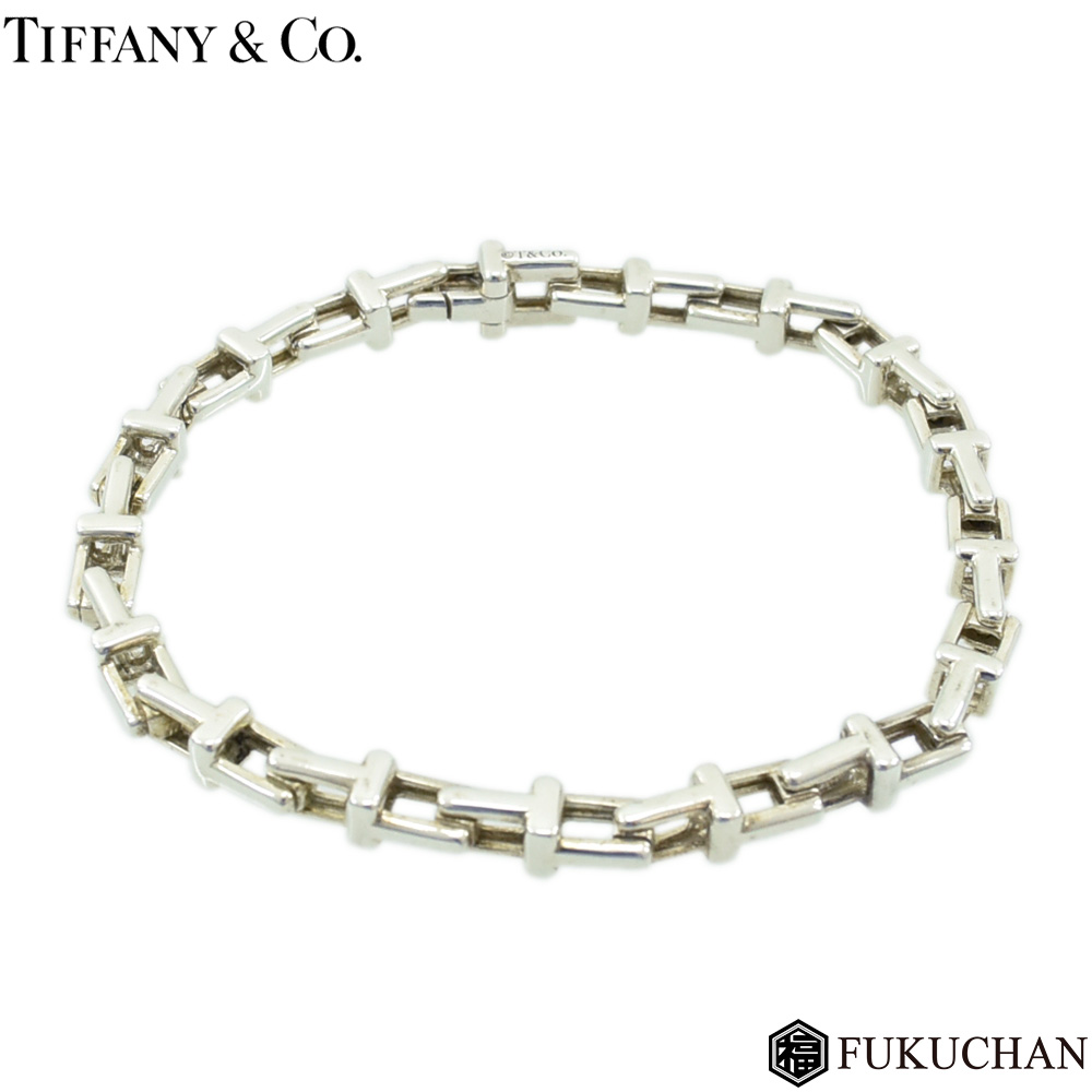 楽天市場 Tiffany Co ティファニー Tナロー チェーン ブレスレット シルバー Sv925 中古 送料無料 ブランドショップ Fukuchan