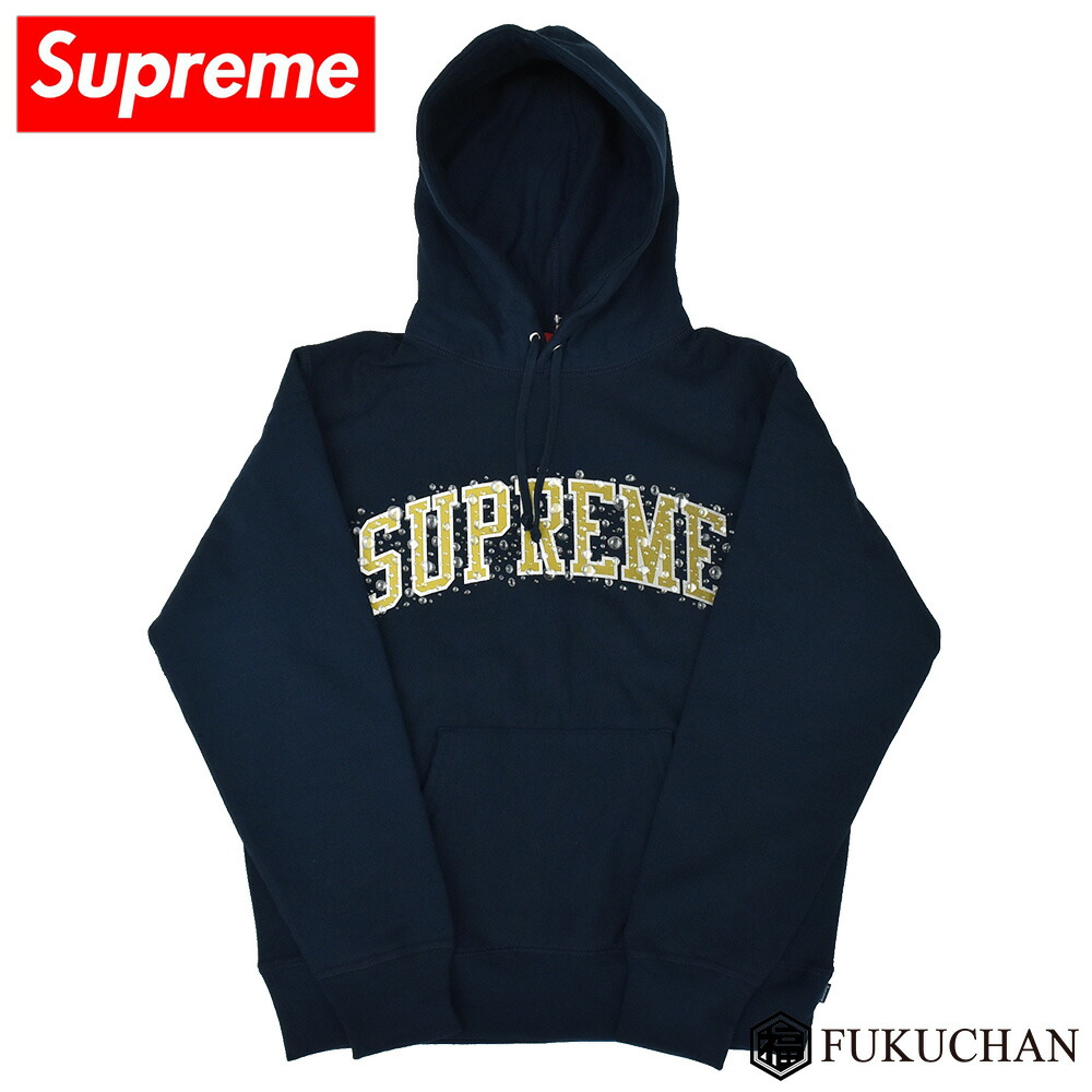 supreme water arc hooded sweatshirt