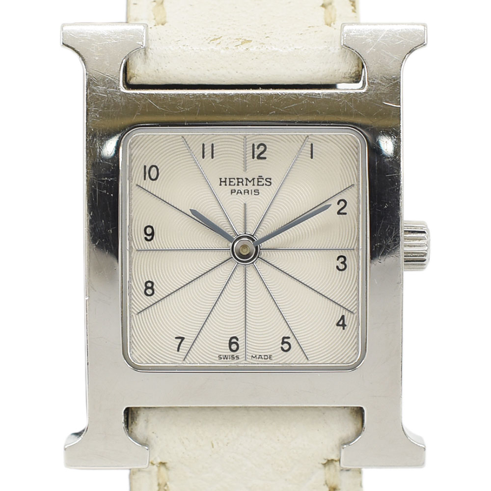 エルメス シルバー ホワイト シルバー ホワイト Hウォッチ レディースウォッチ コーチ Hh1 210 Hermes Ss レザー 腕時計 ブランドショップ ケリー クオーツ ホワイト文字盤 L刻印 レディース 中古 送料無料 Fukuchan 定番人気のクオーツ時計 シンボルhを形 エルメス シルバー ホワイト シルバー ホワイト Hウォッチ レディースウォッチ コーチ Hh1 210 Hermes Ss レザー 腕時計 ブランドショップ ケリー クオーツ ホワイト文字盤 L刻印 レディース 中古 送料無料 Fukuchan 定番人気のクオーツ時計 シンボルhを形