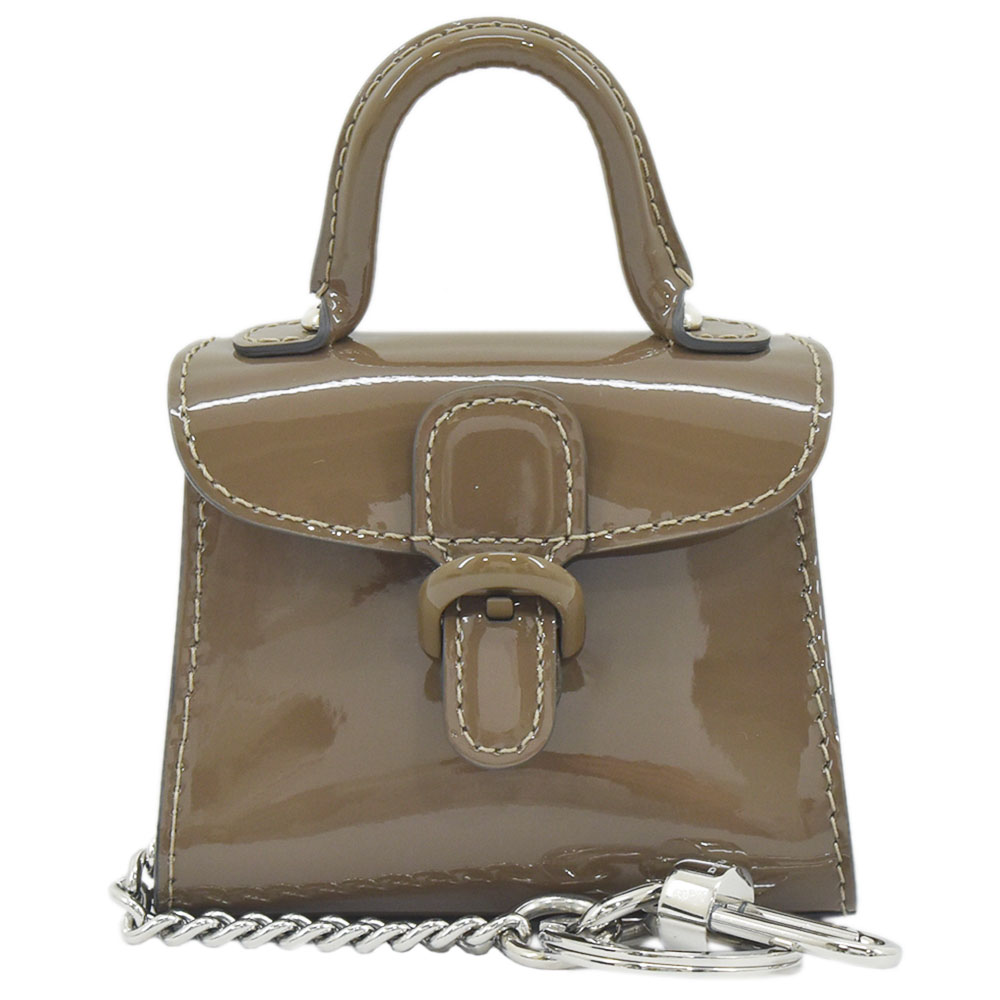 【楽天市場】DELVAUX デルボー ブリヨン バッグチャーム ヴェルニ キーホルダー キーリング Brillant charms ベージュ系