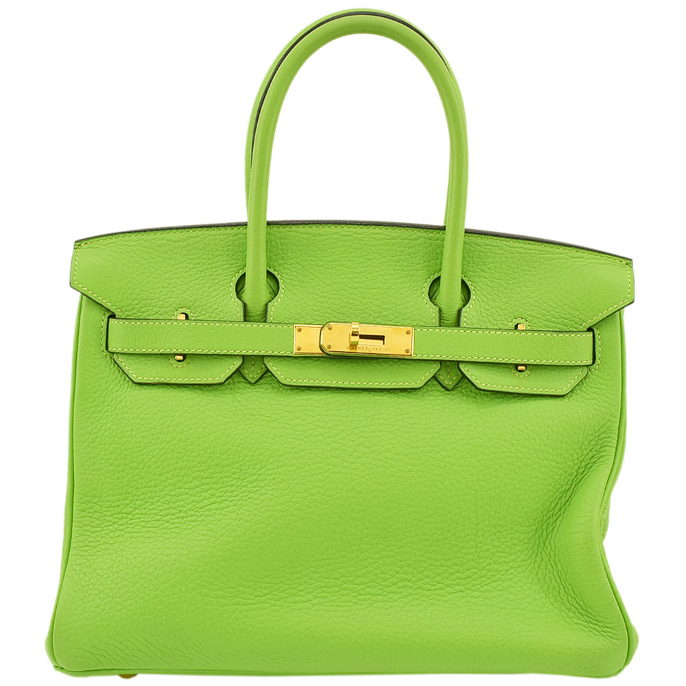 エルメス ハンドバッグ トゴ H刻印 トゴ レディース アップルグリーン ゴールド金具 Hermes バーキン30 中古 激レア 送料無料 送料無料 ブランドショップ アップルグリーン ゴールド金具 バーキン30 Fukuchanhermes エルメス 希少 女性 人気 高級 緑