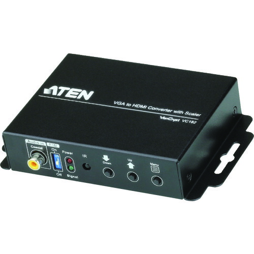 ＡＴＥＮ 映像媒体取り替えっこ器 ＶＧＡ ｔｏ ＨＤＭＩ ／ スケーラー積み上げる ／ オーディオ相応う  VC182 115-3010