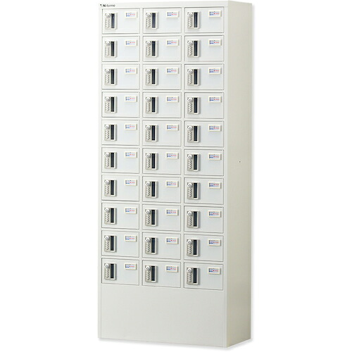 仁張 価値高い品ロッカー （３列１０段）暗証電話番号錠  NKBA-0310 360-6019
