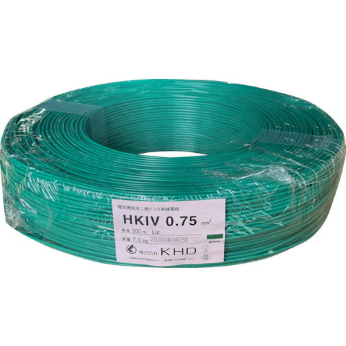 ＫＨＤ ＨＫＩＶ５．５ 緑 １００ｍ  HKIV5.5SQ-10-100M 258-1071