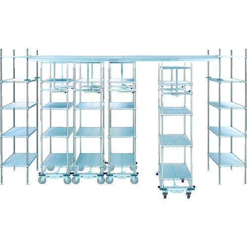 ＥＲＥＣＴＡ トップトラックモービルユニット＜スーパーシリーズ・ワイヤーシェルフ＞間口３４１０粍×  TT34SEMS122M3D4 114-3076