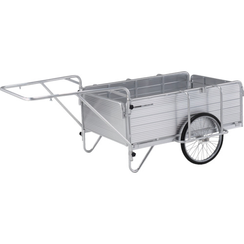 アルインコ 軽銀製折りたたみ式リヤカー ２１１０×１０９０×８１０ 首尾一貫した掛け目１５０ｋｇ  HK150E 439-0121