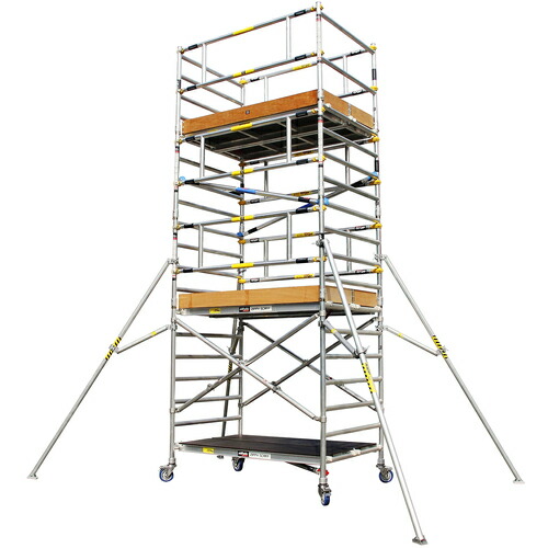 ハセガワ 【長日月欠品】 高さやり方台ジッピーダブル 最大限度当て嵌める質量２２５ｋｇ やり方床高さ４．０５～４．３  JASW2.0-ZS400 103-0169