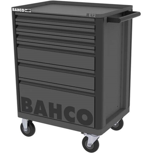 ＢＡＨＣＯ スチール写真製手押し車 ツールストレージエントリー ガンメタリック ６段  1472K6GMTLBK 675-3210