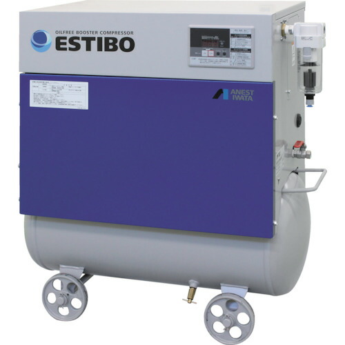 アネスト岩田 油絵の具無償性小型ブースタコンプレッサ １．５ＫＷ ６０Ｈｚ  EFBS15BF-10M6 769-5233