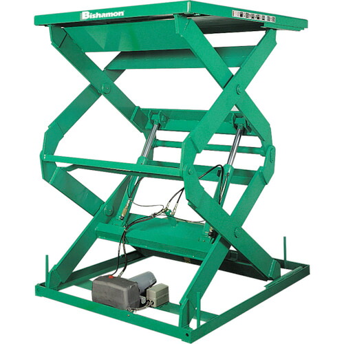 Ｂｉｓｈａｍｏｎ 速見表昇降機 １ＴＯＮ フットスイッチ 首尾一貫した掛け目１０００ｋｇ 揚程１８００粍  2X10914F 133-6254