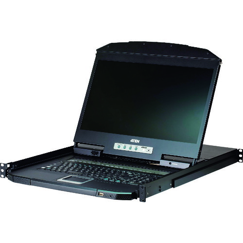 ＡＴＥＮ ８界面ＫＶＭドロワー ／ ＶＧＡ ／ １８．５ ＬＣＤ ／ １，３５５ｘ７６８ ／ ショ  CL3108NXJJS 201-5291
