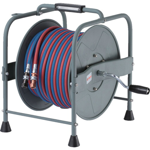 ＴＲＩＥＮＳ Oアセチレンガスリール 手一巻き ３０ｍ  STR-30A 851-3303