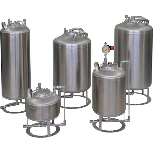 ユニコントロールズ 液面計付ステンレス鋼加圧容器 静電容量２０Ｌ  TM21B-LG 809-4336