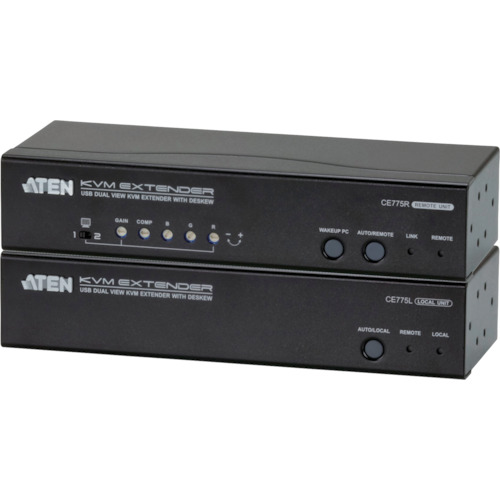 ＡＴＥＮ ＫＶＭエクステンダー ＶＧＡ／ＵＳＢ／デュアル見せびらかす／デスキュー相応う  CE775 115-2411