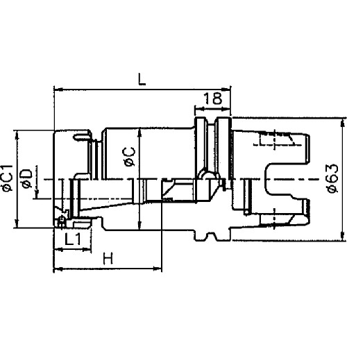 ＷＩＮＷＥＬＬ ＫＭ６３ＸＭＺ－ＥＲ／コレットチャック  KM63XMZ-ER16-120Y-D 166-8417