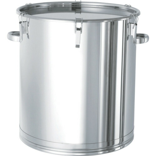 ＭＯＮＯＶＡＴＥ ステンレス鋼貯蔵タンク 大型つかみ取るゼムクリップ式密閉貯蔵タンク ３００Ｌ  CTH-635 136-0448