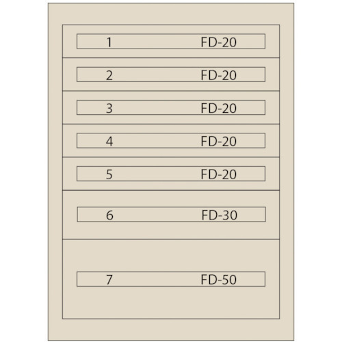 Ｖｉｄｍａｒ ファインキャビネットＦＣ－１８０Ｎ－ＩＶ（ペンキ塗り色：象牙色）  FC-180N-IV 167-2460