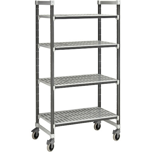 ＣＡＭＢＲＯ ＥＸモビールシェルフ（長椅子４段／ＰＢ４） １２２０×４６０×１７７８粍  EXMU184870V4 655-2567