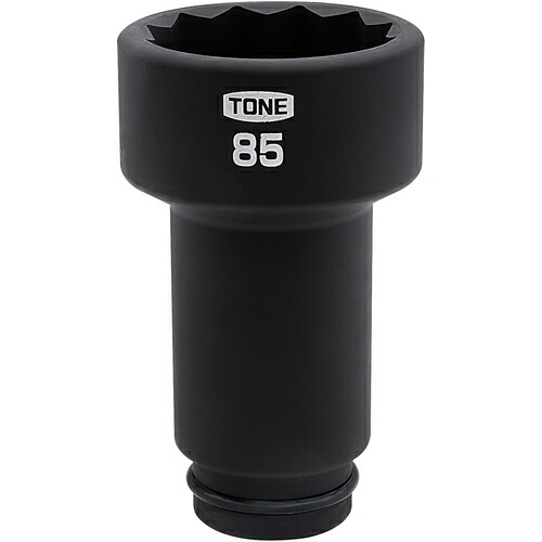 ＴＯＮＥ 船がかり雄捩子用ソケット（１２角）８５粍  8AD-85L200 810-9642