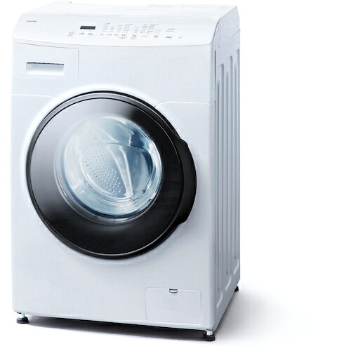 ＩＲＩＳ １０５０７９ 膜鳴楽器式洗い濯ぎかわき切る機８．０ｋｇ／５．０ｋｇ台無し  CDK852-W 618-6732