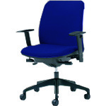ＰＬＵＳ ６５２１１１）事務イス カイル ＫＤ－ＨＬ６６ＳＬ ＢＬ  KD-HL66SL BL 196-9750