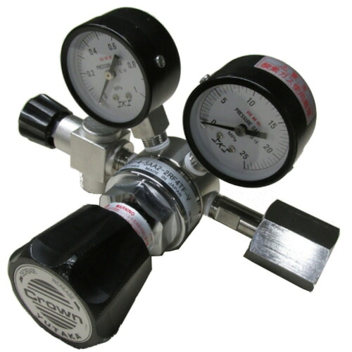 Ｃｒｏｗｎ ステンレス鋼製弁膜付二段式委しい剪断応力合わせる器 Ｎ用  GSR2-4-5AB3-2RF4TF-V N2 629-9782