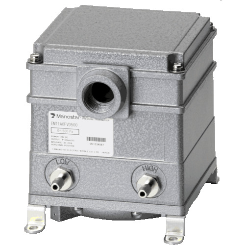 マノスター 伝わらす器 ＥＭＴ１Ａ ４－２０ｍＡ ２線式 １０００Ｐａ 金属元素管用  EMT1A0FMD1000 222-5828