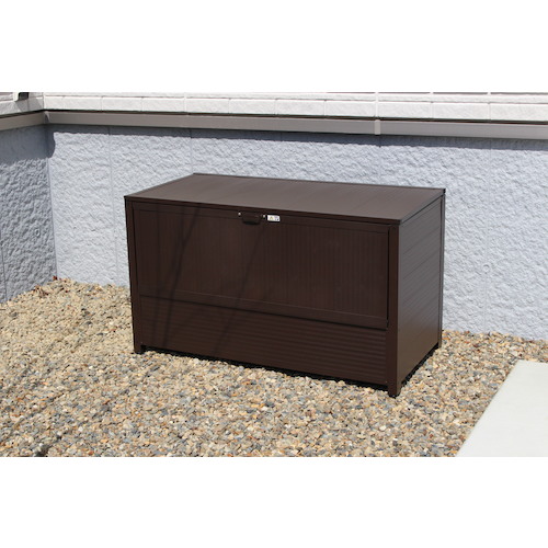 ＴＡＳＳＣＯＭ 室外用アルミダストボックス １２０ｃｍ  TAN-956-120-BR 530-4828