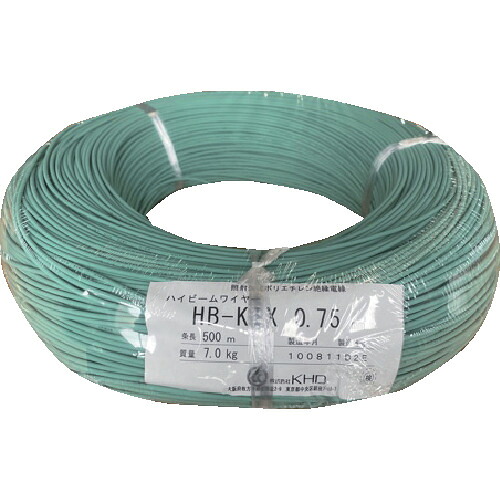 ＫＨＤ ＨＢ－ＫＩＸ１．２５ 緑 ３００ｍ  HBKIX1.25SQ-10-300M 257-8857