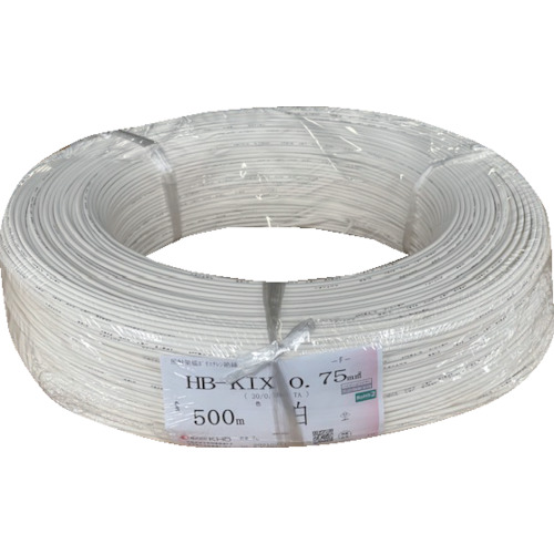 ＫＨＤ ＨＢ－ＫＩＸ０．７５ 白 ５００ｍ  HBKIX0.75SQ-04-500M 257-8858