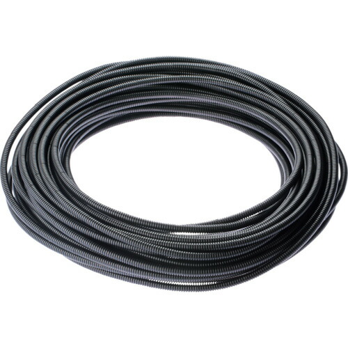 ＰＡＮＤＵＩＴ コルゲートチューブ ポリエチレン 細長い切口なし 黒  CLTS150F-D 100-8865