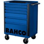 ＢＡＨＣＯ スチール写真製手押し車 ツールストレージエントリー 青碧 ６段  1472K6BLUE 139-0865