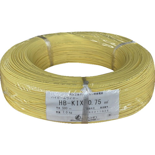 ＫＨＤ ＨＢ－ＫＩＸ１．２５ 黄 ３００ｍ  HBKIX1.25SQ-03-300M 257-8868